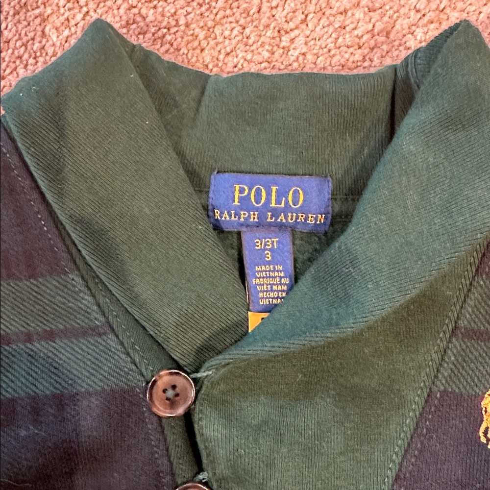 Polo by Ralph Lauren Dark Green Plaid Jacket - Picture 3 of 8